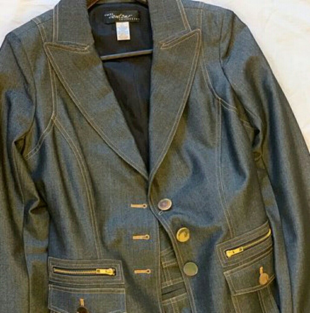 Denim Pant Suit